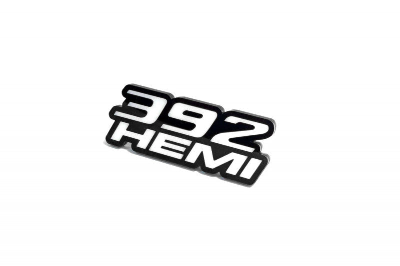 DODGE Radiator grille emblem with 392HEMI logo (type 2) - decoinfabric