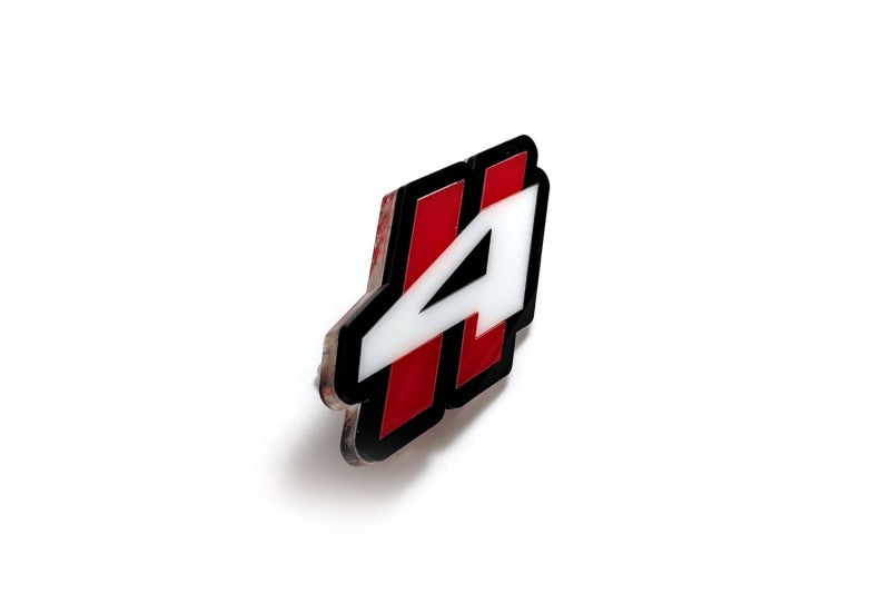 DODGE Radiator grille emblem with 4WD logo - decoinfabric