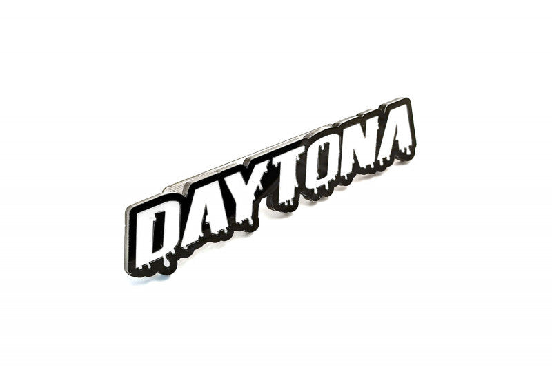 DODGE Radiator grille emblem with Daytona BLOOD logo Dodge emblems decoinfabric