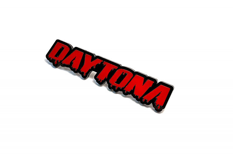 DODGE Radiator grille emblem with Daytona BLOOD logo Dodge emblems decoinfabric