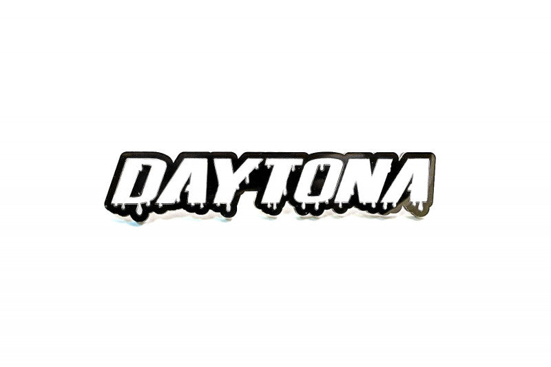 DODGE Radiator grille emblem with Daytona BLOOD logo Dodge emblems decoinfabric