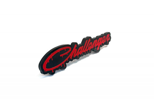 DODGE Radiator grille emblem with Dodge Challenger BLOOD logo