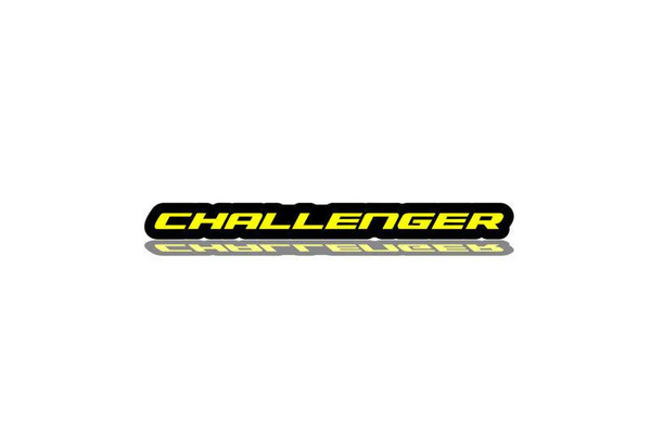 Dodge Challenger trunk rear emblem between tail lights with Challenger logo (Type 2)