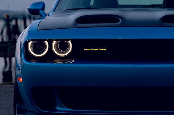 Dodge Emblem & Badges set with Dodge Challenger logo