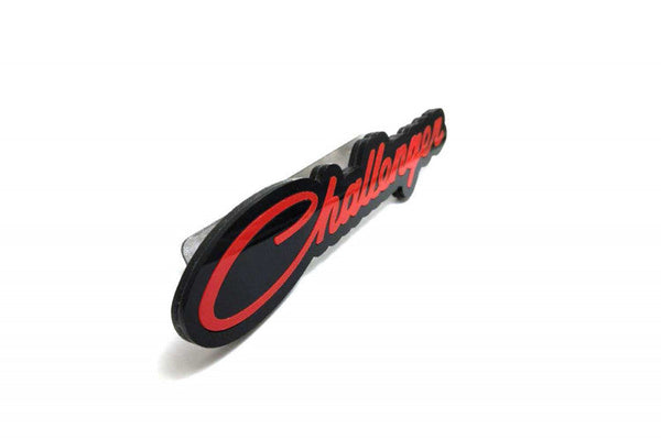 DODGE Radiator grille emblem with Dodge Challenger logo (type 2) - decoinfabric