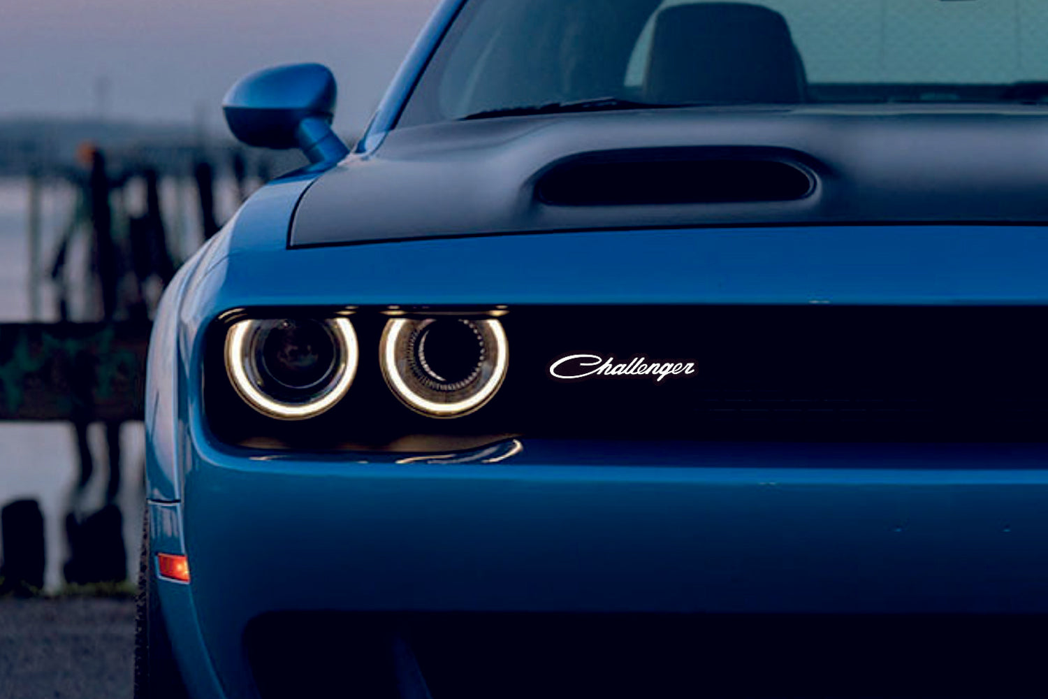 Dodge Emblem & Badges set with Dodge Challenger logo (Type 2)