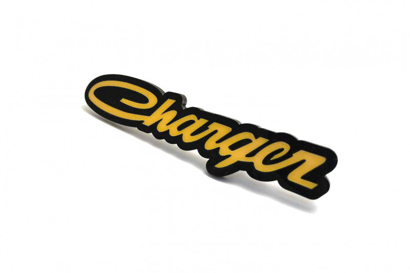DODGE Radiator grille emblem with Dodge Charger old logo - decoinfabric