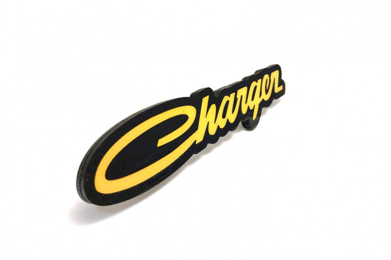 Dodge Radiator grille emblem with Dodge Charger old logo Dodge emblems decoinfabric