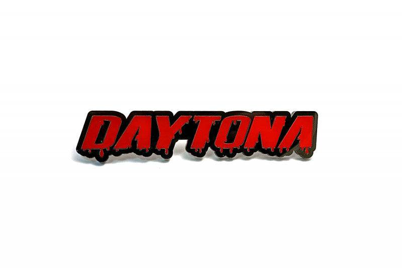 Dodge tailgate trunk rear emblem with Daytona Blood logo Dodge emblems decoinfabric