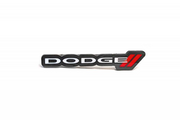 Dodge Challenger trunk rear emblem between tail lights with Dodge logo (type 2) Dodge emblems decoinfabric BLACK WHITE