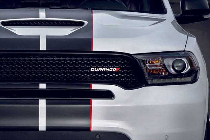 Dodge Emblem & Badge Set - Grille and Tailgate Durango logo (Type 2) Dodge emblems decoinfabric