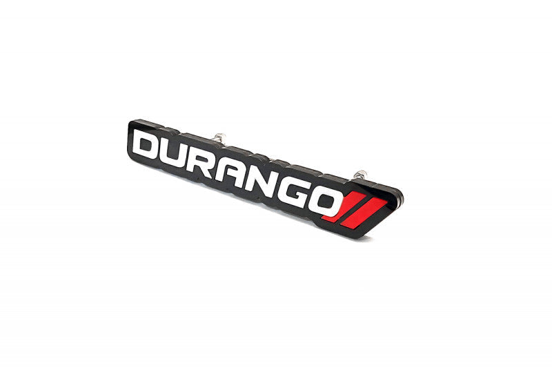 DODGE Radiator grille emblem with Durango (type 2) logo - decoinfabric