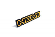 DODGE Radiator grille emblem with HEMI logo (type 3) Dodge emblems decoinfabric