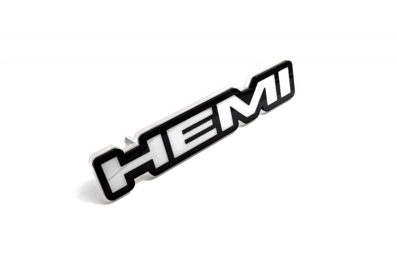 Dodge tailgate trunk rear emblem with HEMI logo (type 2) Dodge emblems decoinfabric