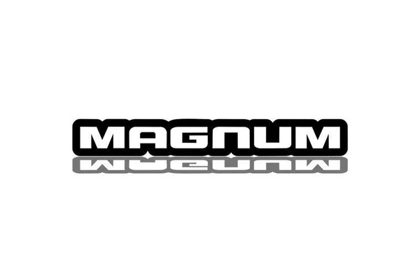 Dodge tailgate trunk rear emblem with Magnum logo