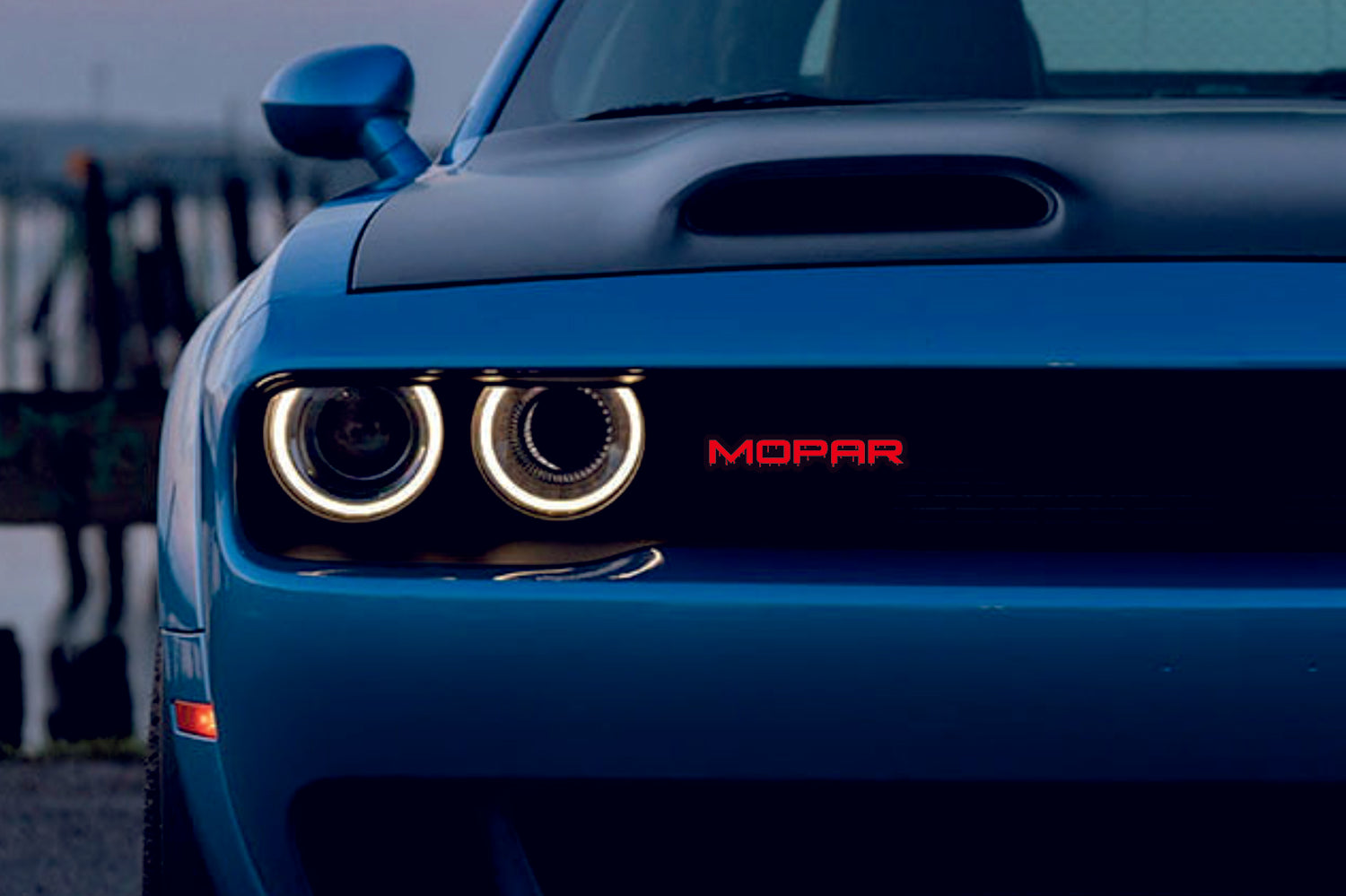 Dodge Emblem & Badge Set - Grille and Tailgate Mopar Blood logo