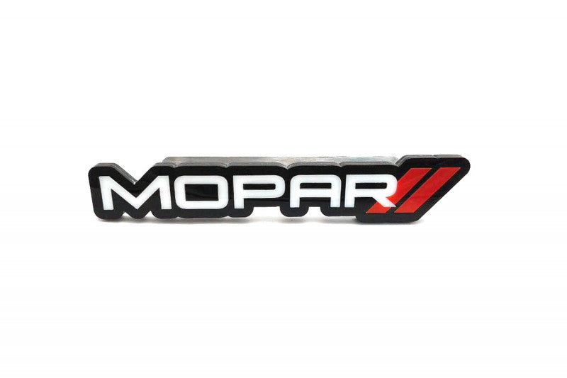 DODGE Radiator grille emblem with Mopar + Dodge logo - decoinfabric