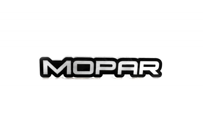 Dodge Emblem & Badges set with Mopar logo Dodge emblems decoinfabric BLACK WHITE