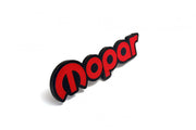 DODGE Radiator grille emblem with Mopar logo (type 3) Dodge emblems decoinfabric BLACK RED