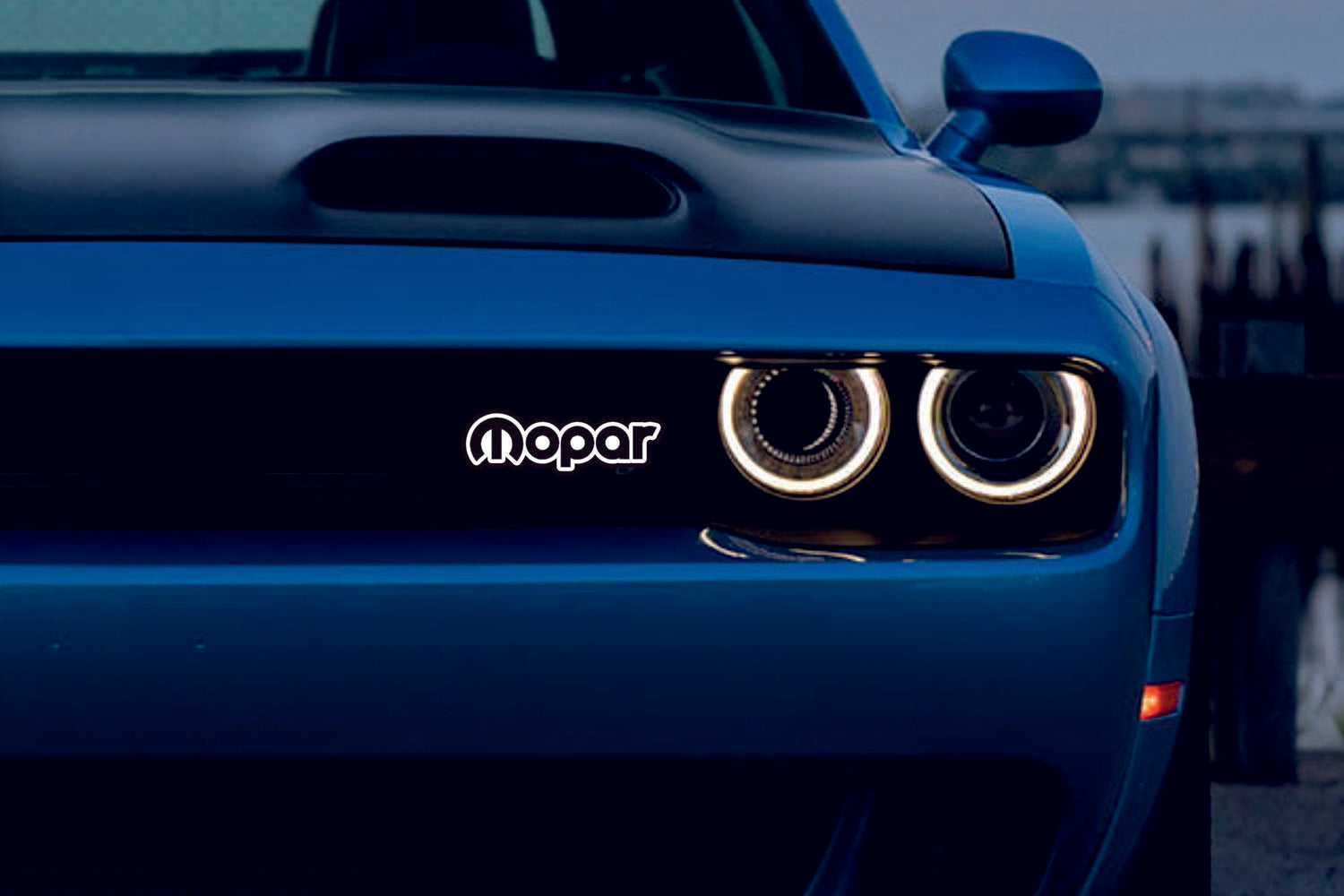 Dodge Emblem & Badge Set - Grille and Tailgate Mopar logo (Type 4) Dodge emblems decoinfabric