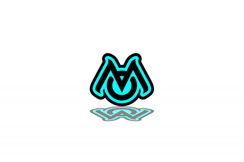 DODGE Radiator grille emblem with Mopar logo (type 6) - decoinfabric