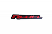 Dodge tailgate trunk rear emblem with Rebel logo Dodge emblems decoinfabric