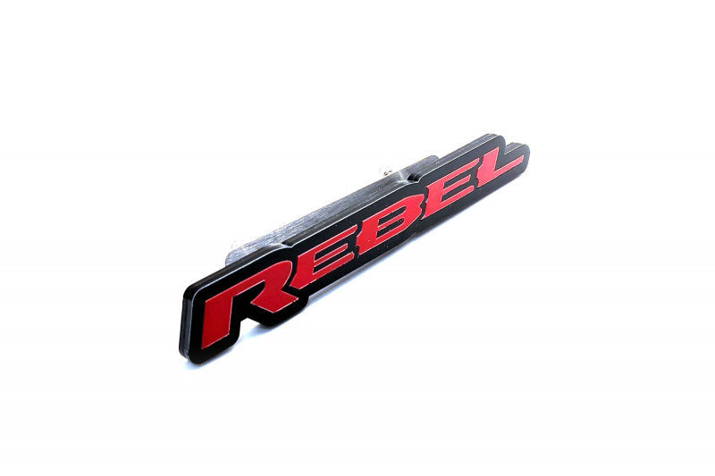 DODGE Radiator grille emblem with Rebel logo Dodge emblems decoinfabric