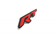 DODGE Radiator grille emblem with RT logo Dodge emblems decoinfabric BLACK RED