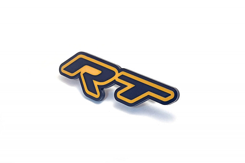 DODGE Radiator grille emblem with RT logo (type 2) - decoinfabric