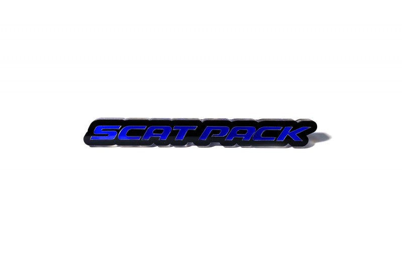 DODGE Radiator grille emblem with Scat Pack logo - decoinfabric