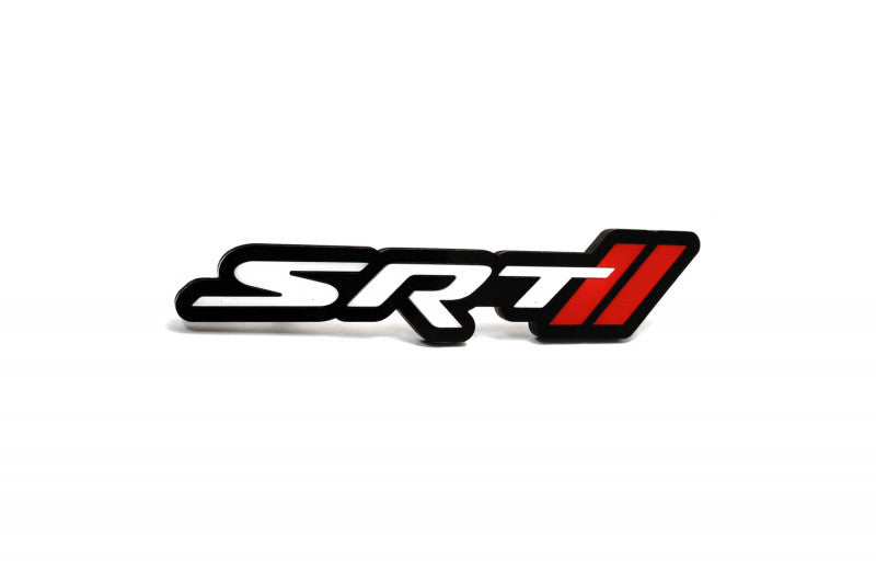 DODGE Radiator grille emblem with SRT + Dodge logo Dodge emblems decoinfabric