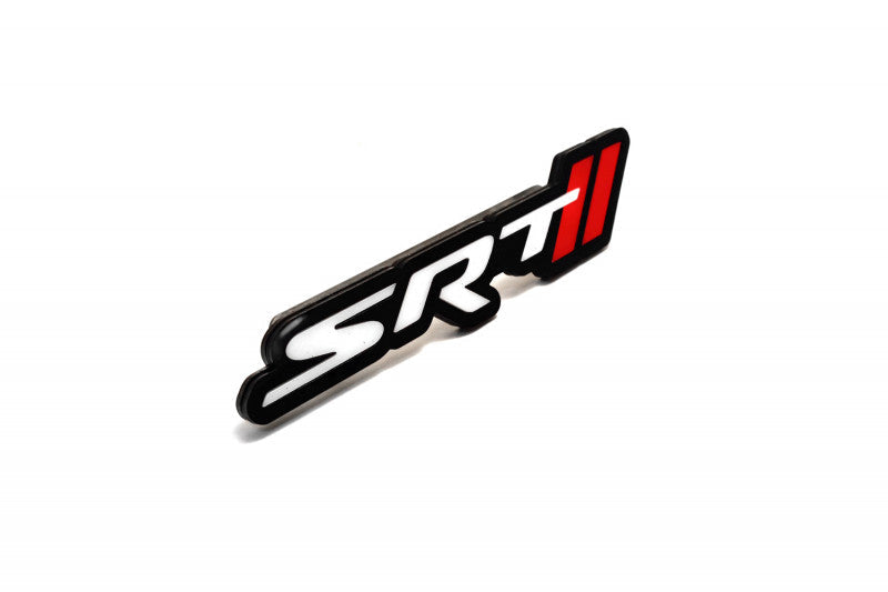 DODGE Radiator grille emblem with SRT + Dodge logo Dodge emblems decoinfabric