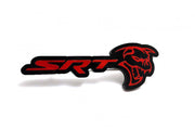 DODGE Radiator grille emblem with SRT Ghoul logo Dodge emblems decoinfabric