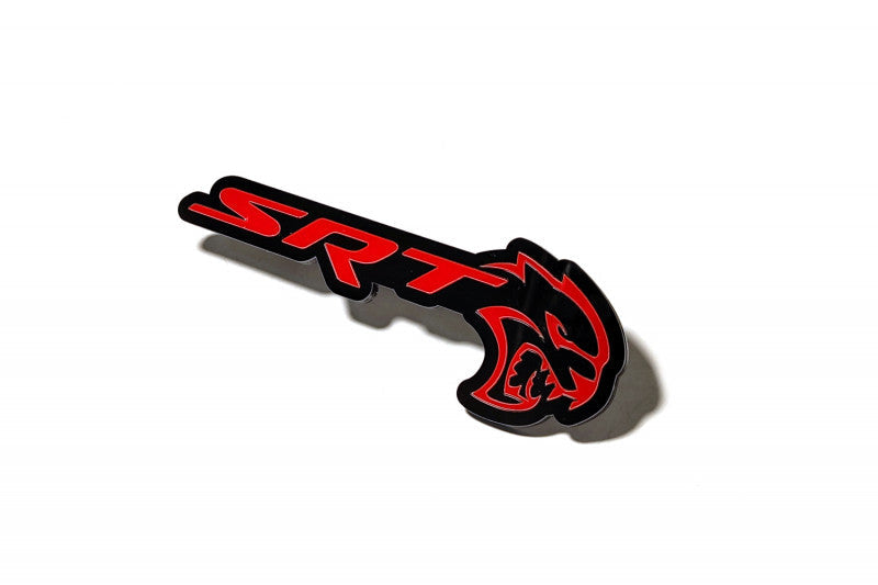 DODGE Radiator grille emblem with SRT Hellcat logo - decoinfabric