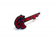 DODGE Radiator grille emblem with SRT Hellcat logo (type 3) Dodge emblems decoinfabric