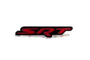 Dodge Radiator grille emblem with SRT logo Dodge emblems decoinfabric BLACK RED