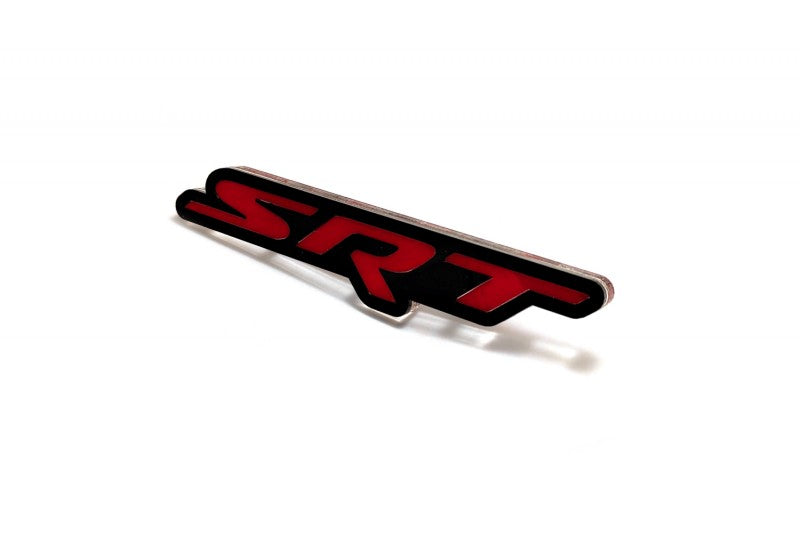 Dodge Emblem & Badges set with SRT logo Dodge emblems decoinfabric BLACK RED