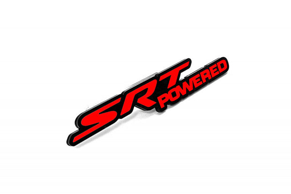 Emblema della griglia del radiatore DODGE con logo SRT Powered