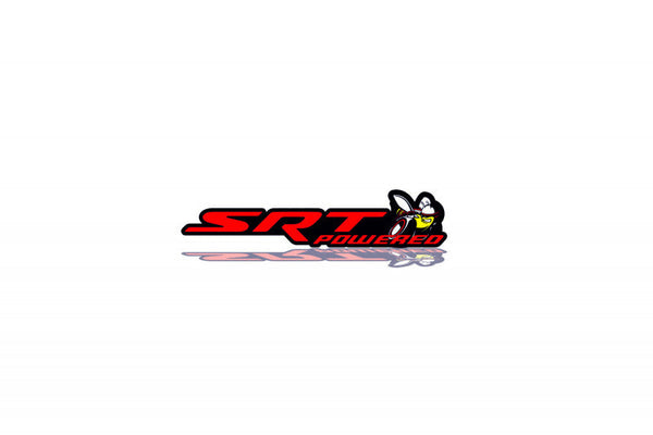 DODGE Radiator grille emblem with SRT Powered + Scat Pack logo