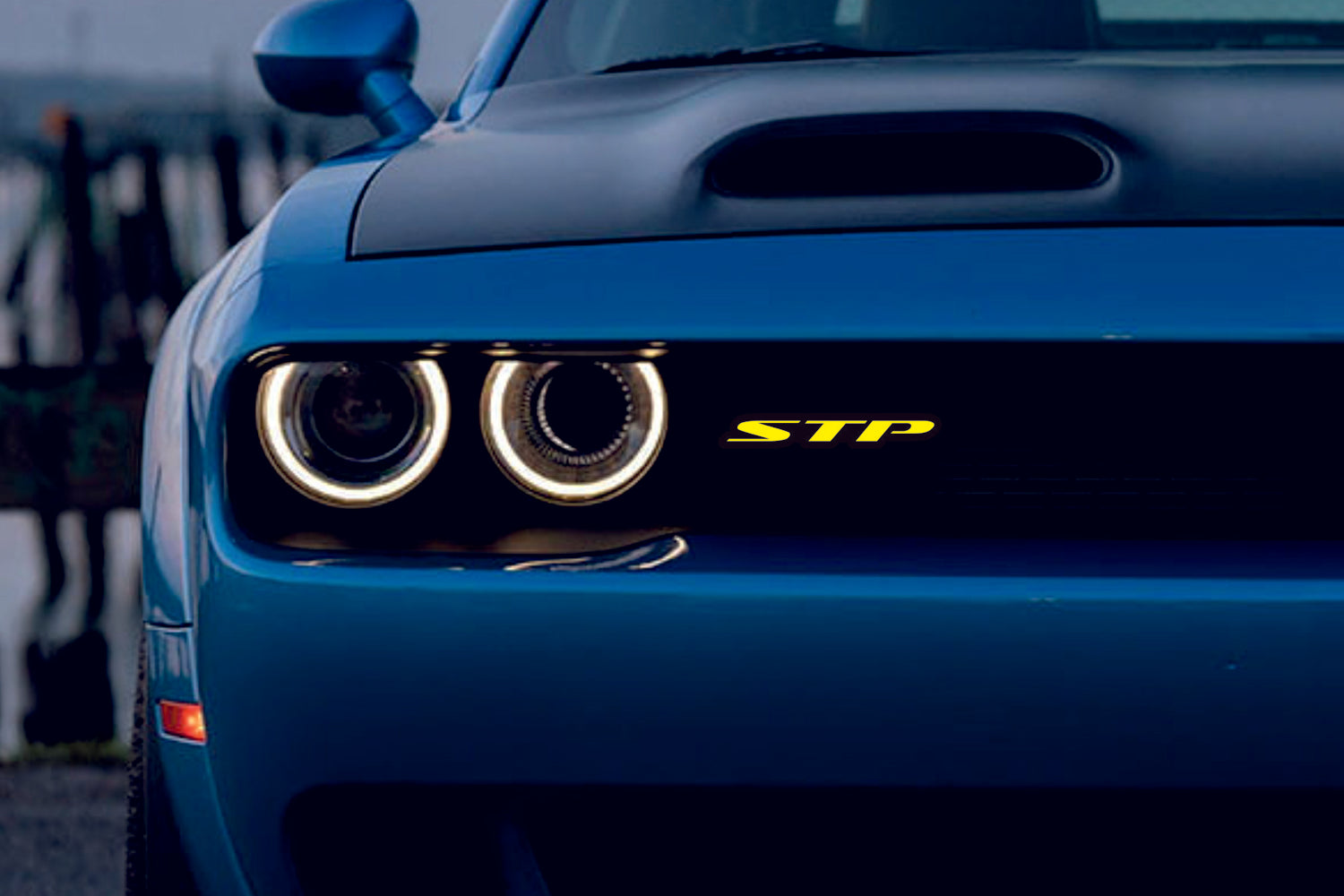 Dodge Emblem & Badge Set - Grille and Tailgate STP logo Dodge emblems decoinfabric