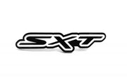 Dodge Radiator grille emblem with SXT logo (type 2) Dodge emblems decoinfabric