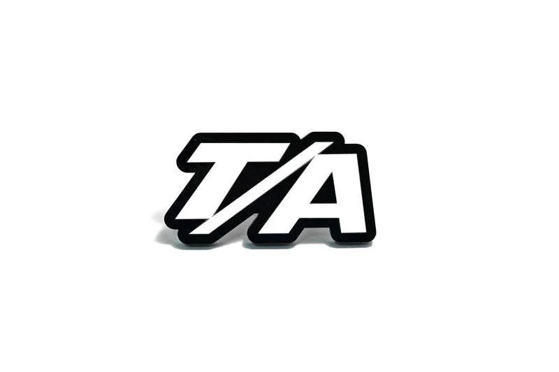 Dodge tailgate trunk rear emblem with T/A logo Dodge emblems decoinfabric