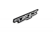 Dodge Radiator grille emblem with TRX logo Dodge emblems decoinfabric BLACK WHITE