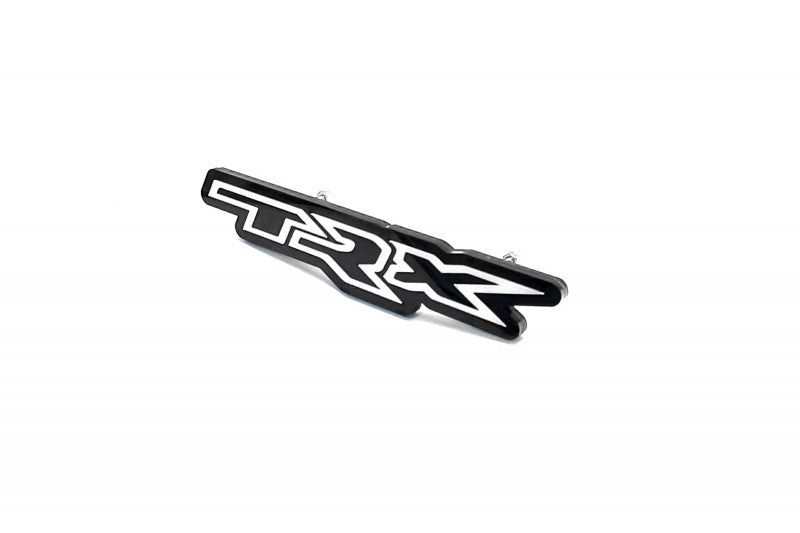 Dodge Emblem & Badges set with TRX logo Dodge emblems decoinfabric BLACK WHITE