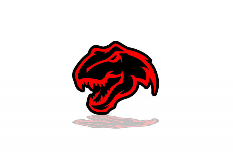 Dodge Emblem & Badges set with TRX logo (Head) Dodge emblems decoinfabric RED BLACK