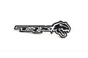 Dodge Emblem & Badges set with TRX + Tirex logo (Type 2) Dodge emblems decoinfabric BLACK WHITE