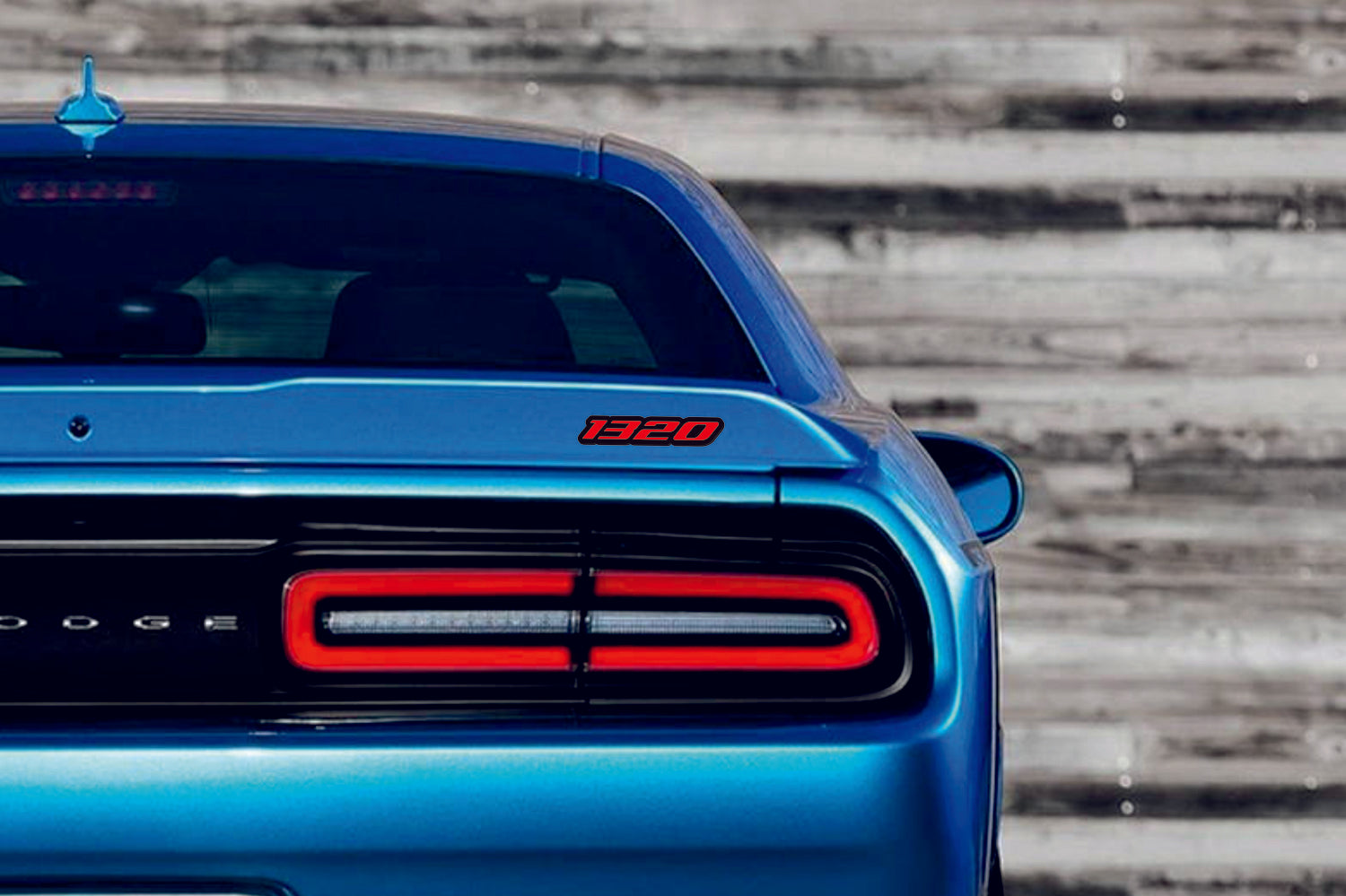 Dodge tailgate trunk rear emblem with 1320 logo Dodge emblems decoinfabric