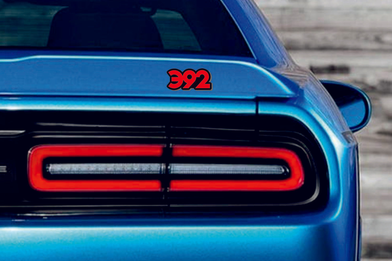 Dodge tailgate trunk rear emblem with 392 logo (type 2) Dodge emblems decoinfabric