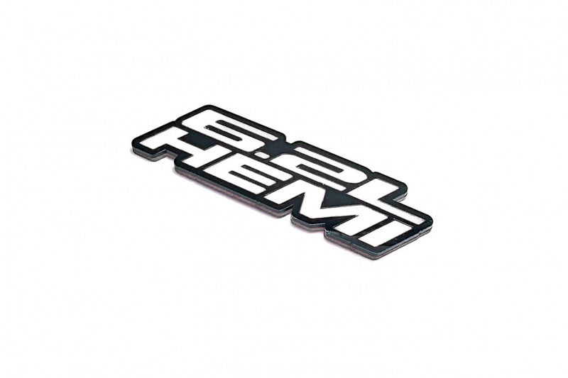 Dodge Emblem & Badge Set - Grille and Tailgate 6.2L Hemi Logo Dodge emblems decoinfabric WHITE