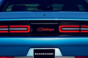 Dodge Challenger trunk rear emblem between tail lights with Challenger logo Dodge emblems decoinfabric